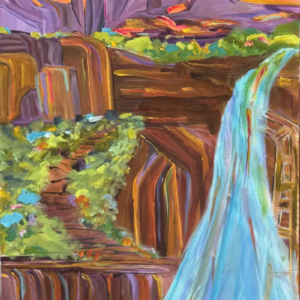 Ghost Ladder at Mooney Falls